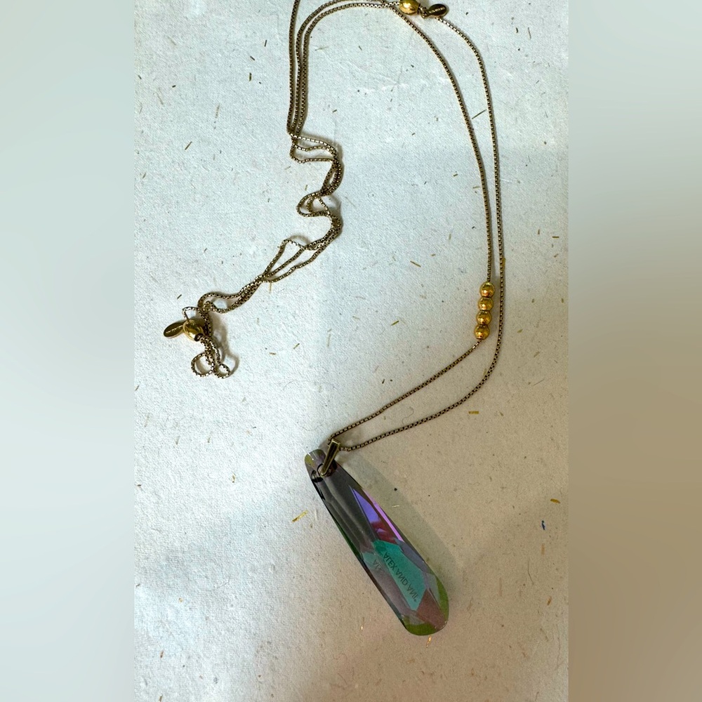 ALEX AND ANI Swarovski Crystal Pendant Necklace